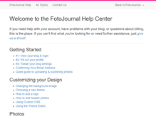 Tablet Screenshot of help.myfotojournal.com