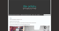 Desktop Screenshot of lifeartistry.myfotojournal.com