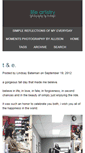 Mobile Screenshot of lifeartistry.myfotojournal.com